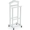 Arredamenti Italia Indossatore per camera da letto MIRANO, Legno - Elegante - Finitura Bianco Ar-It il cuore del legno
