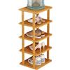 Zuasdvnk Scarpiera per ingresso, scarpiera verticale con 5 ripiani, , scarpiera stretta per ingresso, corridoio, armadio