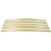 wiedergutschlafen Set completo di regolazione della durezza, 25 mm x 8 mm (5 doghe in legno + 10 cursori) per regolare la durezza della rete a doghe (580)