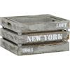 milani home JACE - set di 3 cassette in legno