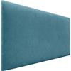 DHOME Testiera Imbottita Liscia in Tessuto Aqualine Altezza 70CM Spessore 4cm e 8cm per Parete Acustica Testiere Fonoassorbenti Letto Camera da Letto (Tessuto Turchese, 90cm, Spessore 4cm)