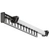 Gedotec Reggi-Appendino Allungabile Kleiderbügel-auszug Armadio - H8561 | 312 x 40 x 50 mm | Estraibile Zum Viti Auf Den Oberboden | Alluminio Anodizzato Argento | 1 Pezzo