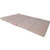 Natalia Spzoo Materasso pieghevole 180 x 120 x 8 cm (Beige 1009)