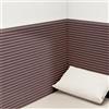 Generic Pannelli Imbottiti per Pareti, Pannelli Imbottiti Testata Letto 200 CM, Imbottitura Anti-Collisione del Parete, DIY Tagliabile per Camera da Letto, Tatami, Spessore 10mm(Coffee,1pcs)