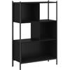 vidaXL Libreria Nera 72x28x109 cm in Legno Multistrato