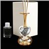 DLM Bomboniere DLM-31819 (Kit 6 Pezzi) Diffusore Profumatore con Cuore in Cristallo Festa 18 Anni Diciottesimo Compleanno in Vetro soffiato Profumo bomboniera