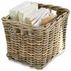 Loberon Eastport Cesto - Vero Rattan - Intrecciati a Mano, Marrone