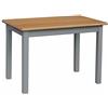 K Koma Tavolo da Pranzo Grigio in Legno di Pino Massiccio - Cucina Nuovo Produttore Alder (70 x 100)
