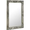 Generico Specchio da Parete Stile Barocco 50x80 cm Argento,Argento,6.5kg,320322