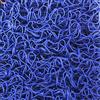 BricoLoco.com Zerbino per ingresso casa, terrazza, in gomma spugna, per esterni o interni, blu, al metro o rotolo, larghezza 1,20 m x 1 m, spessore 10 mm, con base, tappeto in vinile ricci, (1 metro