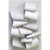 LA GARZARARA - Ritagli di Pelle in Tinta Bianco - Minimo 12x15 cm - 0,300 kg -Selezione Casuale per Artigianato Cucito e Creazioni Handmade - Laminati e Non, Rifiniture e Fantasie Varie - B1330-RC