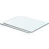 SKTQYQO Mensole in Vetro Trasparente 2 pz 40x25 cm, Ripiani in Vetro Temperato Robusto per Pareti, Espositore Resistente per Casa e Negozio, Capacità di Carico 15 kg, Facile
