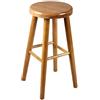 Magnetic Mobel Sgabello in Legno seggiola da Bar H60 cm (Ontano)