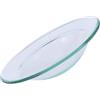BESPORTBLE Piatto Scaldacera in Vetro 10cm Multifunzionale per Aromaterapia Olio Essenziale Diffusore Profumi per Decorazione Casa e Doppio Scaldacera