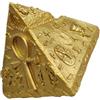 Alipis Decorazione Piramidale da Scrivania in Resina Epossidica, Piramide Egizia di Simulazione, Ornamento Artistico retrò per Arredamento Casa e Ufficio, Accessorio Fotografico Leggero