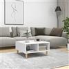 Generico Tavolino da Salotto Bianco 60x60x30 cm in Legno Multistrato,Mobili,Tavoli,Tavolini decorativi,Tavolini da salotto-805977