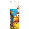 Napolamp Mattonella in Ceramica cm. 10x30 con Stampa di Uno Paesaggio della costiera amalfitana, Paesaggio Costiera 3, piastrella Ornamentale da Appendere.