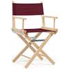Telami - Sedia Regista - Collezione Ducale - Pieghevole e Leggera - Bordeaux - Legno Tinto Naturale - Made in Italy - Mobili da Esterno - Alta qualità - Legno Massello di Faggio -91 cm x 53 cm x 43 cm