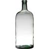 INNA-Glas Bottiglia in Vetro NIRAN, Riciclata, Verde Trasparente, 50cm, Ø19cm - Bottiglia Decorativa