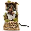 Joy Christmas Pastore per Presepe in Movimento 14 cm x 9 cm Donna con Bambino 48705