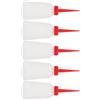 Holibanna Oliatore per Macchine da Cucire in Plastica 250Ml con Beccuccio Rosso, Dosaggio Preciso, 5 Pezzi per Lubrificazione e Lavori di Cucito Artigianale