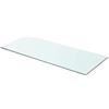 IBUQDDV Ripiano Vetro Temperato Trasparente 70x30 cm per Parete, Mensola Sospesa Resistente con Capacità Carico 15 kg, Spessore 8 mm per Casa e Negozio, Espositore Ideale per Oggetti