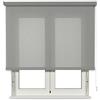 VIEWTEX Tenda a Rullo traslucida Cotone (Cotone Riciclato) Grigio 200 X 250cm - Made in Europe - 5 Anni di Garanzia