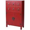 PALAZZO INT Dynamic24 mya003 Palazzo - Cassettiera verticale con cassetti, colore: rosso