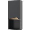 Vicco Mobile bagno Marelle, Antracite/Artisan, 30 x 67 cm | con porta e vano aperto, per montaggio a parete per una conservazione salvaspazio