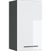 Vicco Pensile da cucina Fame-Line, Bianco lucido, 40 cm