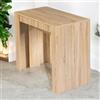 CONCEPT USINE | BELLI - Tavolo consolle allungabile in legno, 2,35 m, design moderno, 8 posti con estensione, legno resistente, 75 x 90 x 47 cm, montaggio rapido, perfetto per soggiorno, sala da