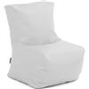 Avalon poltrona Piccola in finta pelle Jazz morbida dim: 40x40 cm, h 55 cm Colore Bianco