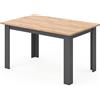 Vicco Tavolo da pranzo Karlos, Rovere dorato, 140 x 90 cm, per l'utilizzo come tavolo da pranzo fisso in soggiorno o sala da pranzo