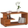 AKORD | Tavolino da Caffè in Legno | Tavolo Salotto Moderni | Credenza per il Soggiorno | Arredamento Casa | Tavolini a 3 livelli | Piano in laminato 16mm | 90 x 45 x 51 cm | Ontano
