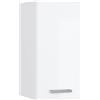 Vicco Pensile da cucina R-Line, Bianco lucido, 30 cm | 1 Anta · 1 Ripiano · Profondità - 31 cm · ✓ Liberamente combinabile · ✓ Spazio pratico