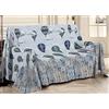 CapitanCasa Telo Arredo Copritutto 100% Cotone Pensieri Delicati Fantasia Volare Azzurro Singolo Azzurro