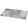 Wallfluent Piano del Tavolo in Vetro 100x50 cm Impermeabile Strumenti di Installazione Facile da Pulire Installazione Rapida Sostenibile Superficie Lisa Bordi Lucidi - Marmo Naturale