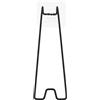 Toyvian Supporto per Cornice per Foto in Acciaio al Carbonio Nero Design Elegante e Minimalista, Stabile e Versatile per Esposizione di Quadri e Cartoline