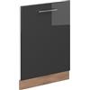 Vicco Pannello frontale della lavastoviglie Fame-Line, Antracite lucido, 60 cm senza piano di lavoro, per la combinazione con altri moduli della serie Fame-Line