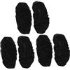 ELAYARD Copribraccioli Elasticizzati in Poliestere Nero Sedia da Ufficio per Poliestere Nero Chiusura Versatile, 3 Paia di Coperture Lavabili per Braccioli in Ambiente Studio e Ufficio Domestico