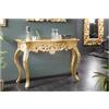 Generisch Consolle in oro con decorazioni e ornamenti fatti a mano, credenza antica, lussuosa e sontuosa barocca repro, 112 cm
