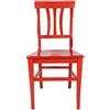 Sedam Srl Sedia Arte Povera, Qualità TOP, varie sedute e colorazioni (Rosso, Massello)