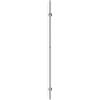 CREATE /Warm Towel Tube/Portasciugamani Elettrico 1 Barra Argento/Design Verticale, 150 x 2,5 cm, 2 impostazioni Temperatura, Timer, Acciaio Inossidabile, 60 W
