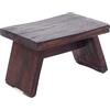 DESIGN DELIGHTS Sgabello in legno massiccio riciclato, 18,5 x 29 x 19,5 cm, stile shabby chic