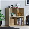 Vida Designs Durham Cube Libreria Organizer Soggiorno Libreria Mobili Casa Ufficio (4 Cubi, Quere)