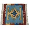 Galleria Farah1970 40x40 CM Tappetino Kilim India Occasione Lana Cotone #GalleriaFarah1970