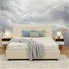 Materassimemory.eu Materasso Lattice 100% Matrimoniale modello NUVOLA misura 165x195 con sette zone di portanza differenziata, rivestimento sfoderabile anallergico antiacaro.