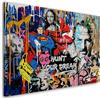 ARTEDinoi Quadro Moderno Stampa su Tela Pop Art Style Canvas Dimensione 90x60x2cm
