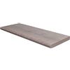 LoviStore Mensola da Muro In Legno con Bordo Arrotondato Sospesa Stondata Ripiano Supporto da Parete Scaffale Libreria Fissaggio con Reggimensola Kit Tasselli Incluso (Rovere Grigio, 40x20x1,8 cm)