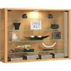 VCM Vetrina in vetro sospesa con vetro di sicurezza monolastra | Dimensioni: H. 60 x 83 x P 18 cm | Moderno e salvaspazio | Armadio vetrina - Vitrosa L